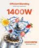 61 oz 1400W Blender for Smoothies Food Processing Blender for Kitchen