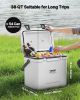 Portable Cooler 38 QT Insulated Hard Cooler 54 Can Capacity with Cup Holder